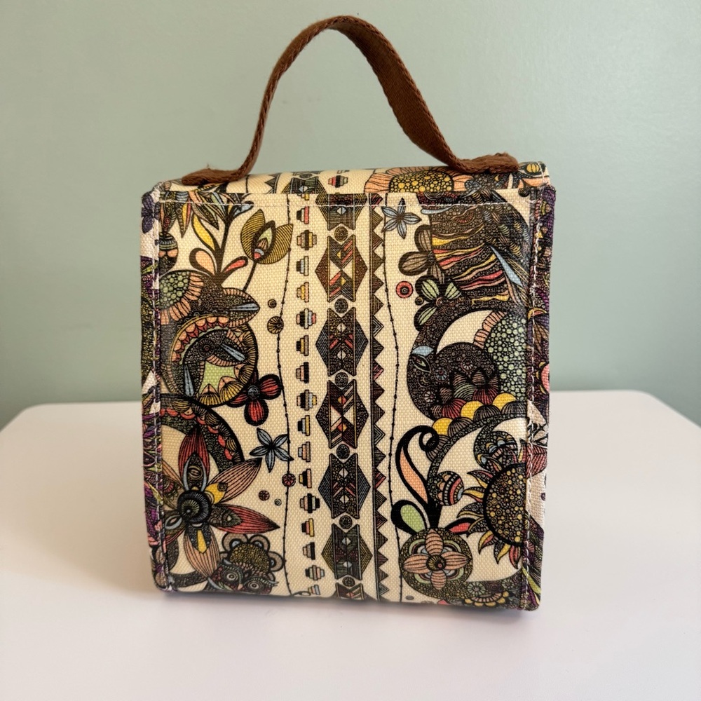 Sakroots Insulated Lunch Bag Owl & Floral Print Unisex - Picture 7 of 10